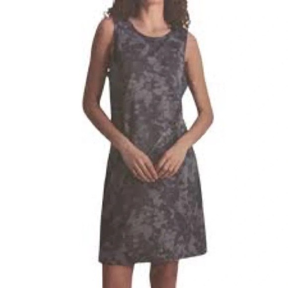 GAIAM| Comfy Floral Sleeveless Casual Scoop Neck Activewear Dress Sz Small - Picture 6 of 6